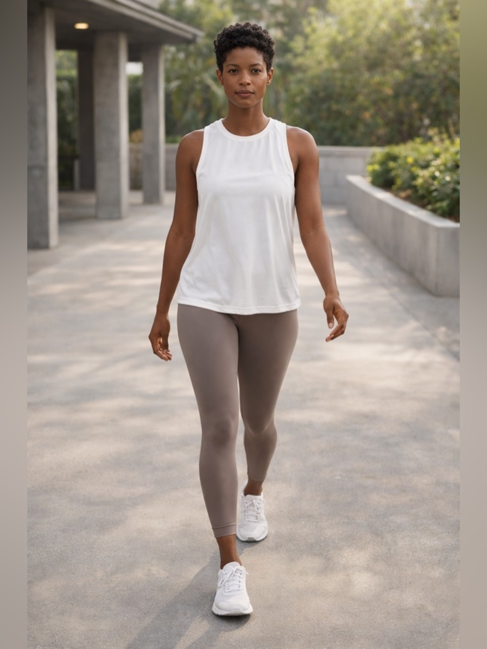 Vuori White Performance Tank Top Womens Small Super Soft Stretch Athletic